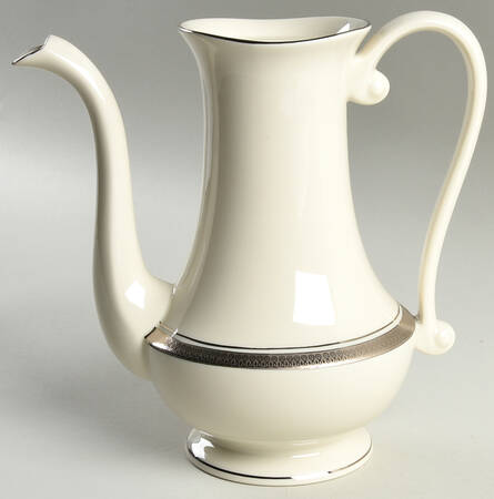Geneva (Ivory Background) Tea/Coffee Pot No Lid