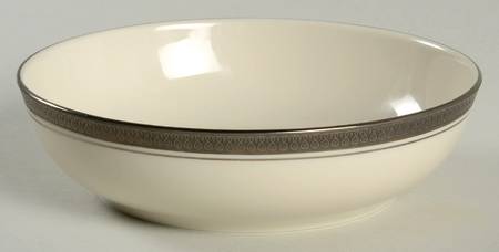 Geneva (Ivory Background) Coupe Soup Bowl
