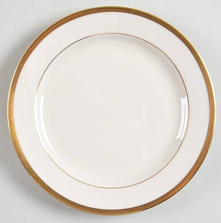 Gold Bracelet (Ivory Background) Bread & Butter Plate
