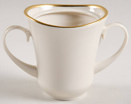 Gold Bracelet (Ivory Background) Sugar Bowl No Lid