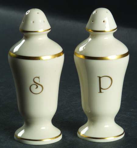 Gold Bracelet (Ivory Background) Salt & Pepper Set