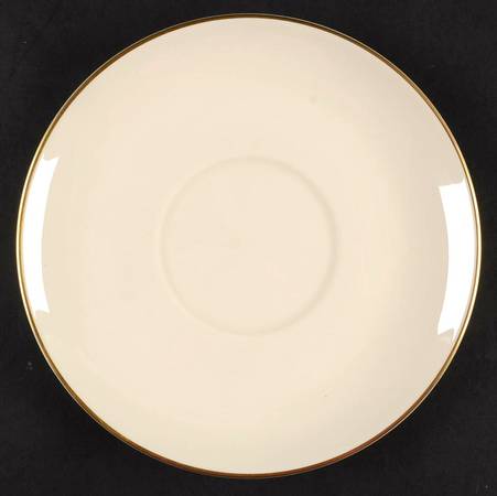 Gold Horizon Saucer for Footed Cream Soup Bowl