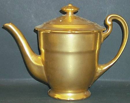 Gold Teapot & Lid