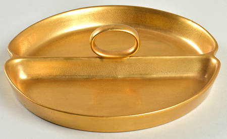 Gold Divided Condiment Tray