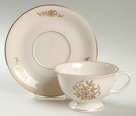 Footed Cup & Saucer Set
