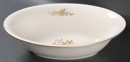 Golden Magic 9" Oval Vegetable Bowl