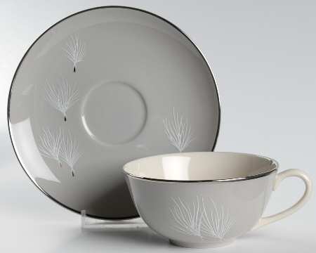 Gossamer Flat Cup & Saucer Set