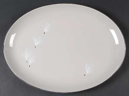 Gossamer 15" Oval Serving Platter
