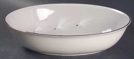 Gossamer 9" Oval Vegetable Bowl