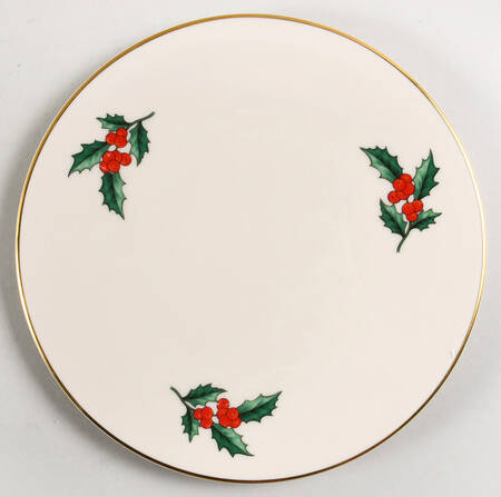 Holly Salad Plate