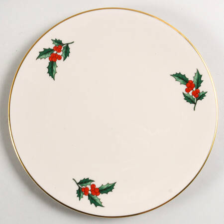 Holly Luncheon Plate