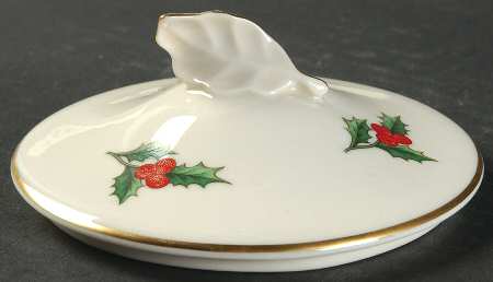 Holly Lid for Small Candy Box