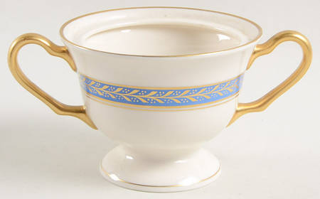 Josephine Blue Sugar Bowl No Lid