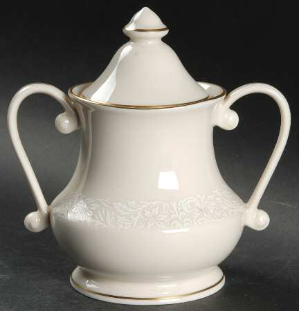 Lace Sugar Bowl & Lid