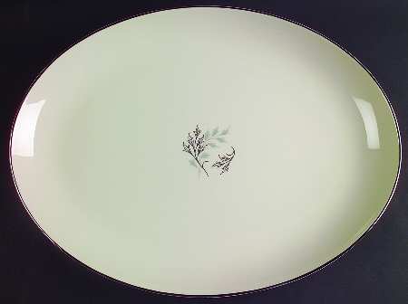 La Rond 15" Oval Serving Platter by Pickard