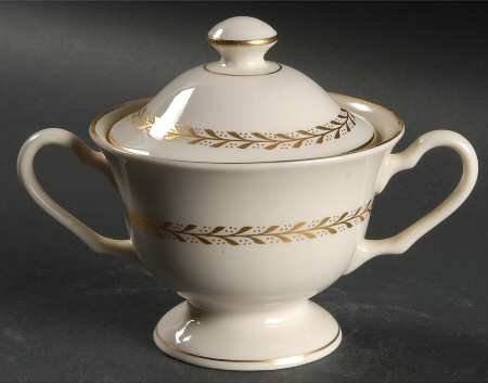Laurel Sugar Bowl & Lid