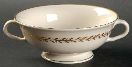 Laurel Footed Cream Soup Bowl
