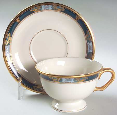 Martinique Footed Cup & Saucer Set
