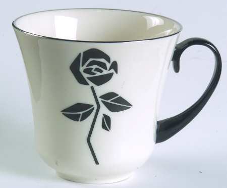 Midnight Rose Flat Cup