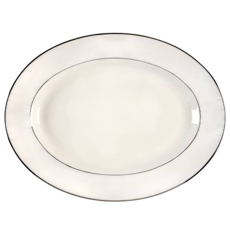 Mist 12" Oval Serving Platter