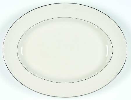Mist 15" Oval Serving Platter