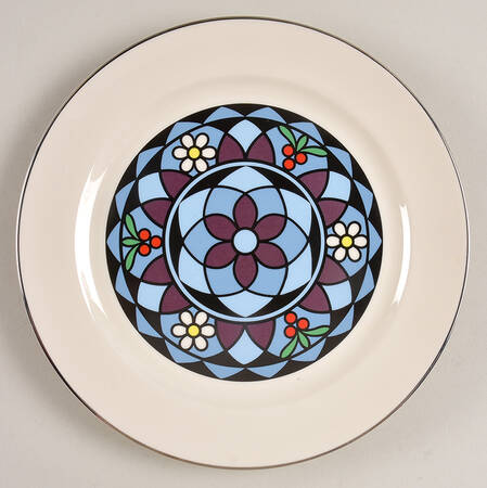 Mosaic Salad Plate