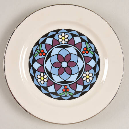 Mosaic Bread & Butter Plate