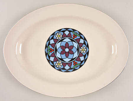 Mosaic 14" Oval Serving Platter