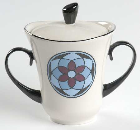 Mosaic Sugar Bowl & Lid