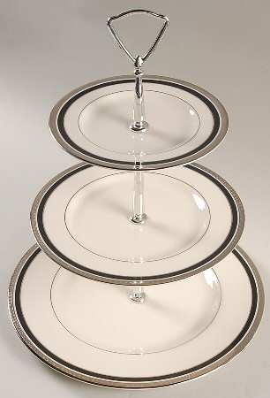 Nocturne 3-Tiered Serving Tray (DP, SP, BB)