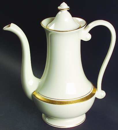 Palace (Ivory Background) Tea/Coffee Pot & Lid