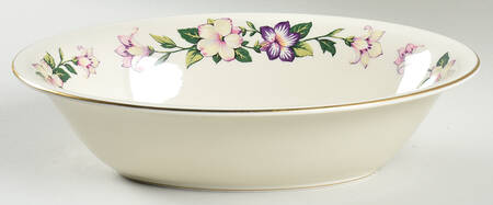 Pamela 9" Oval Vegetable Bowl