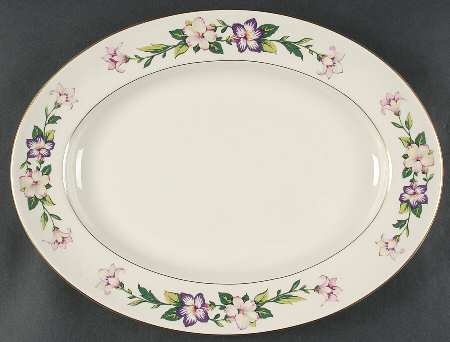 Pamela 15" Oval Serving Platter
