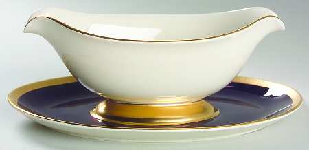 Palace Royale Gravy Boat with Attached Underplate