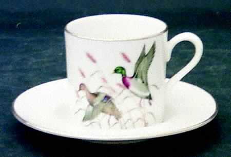 PIC4 Flat Demitasse Cup & Saucer Set