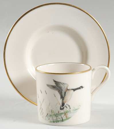 PIC4 Flat Demitasse Cup & Saucer Set