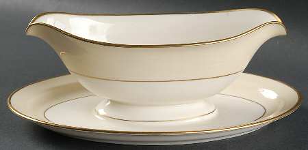 Pilgrim Gravy Boat with Attached Underplate
