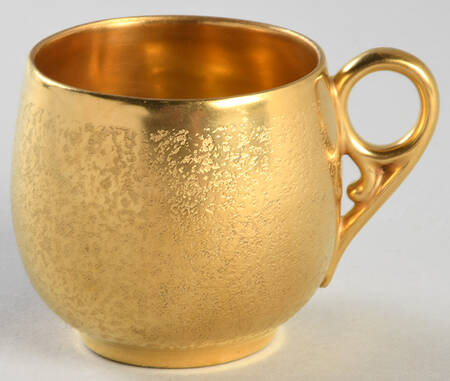 Plain Encrusted Flat Demitasse Cup
