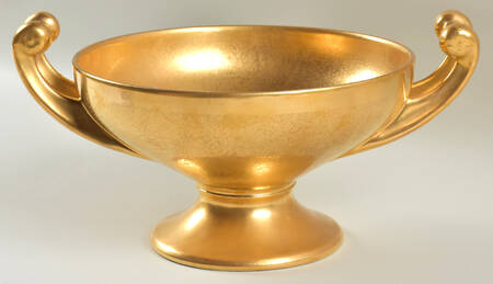 Plain Encrusted Round Handled Bowl