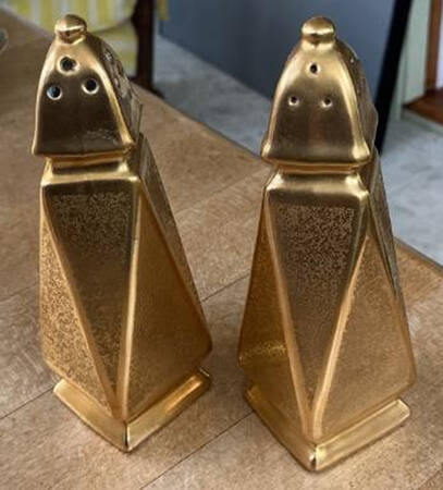Plain Encrusted Salt & Pepper Set