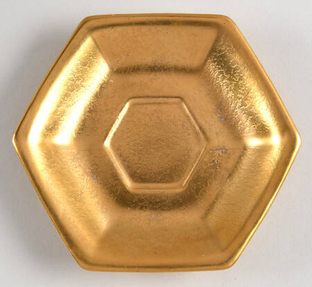 Plain Encrusted Saucer for Demitasse Cup