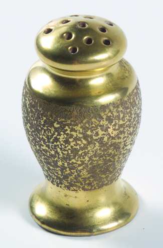 Plain Encrusted Individual Pepper Shaker