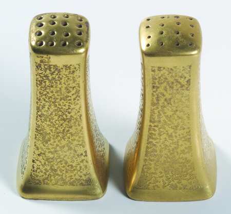 Plain Encrusted Salt & Pepper Set