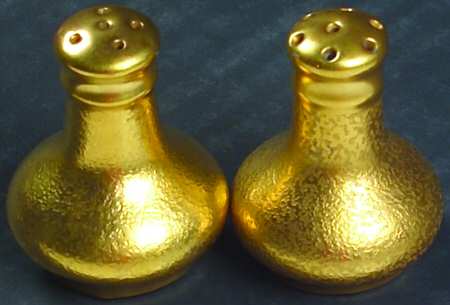 Plain Encrusted Individual Salt & Pepper Set