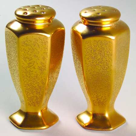Plain Encrusted Salt & Pepper Set