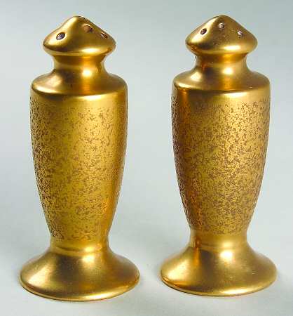 Plain Encrusted Individual Salt & Pepper Set