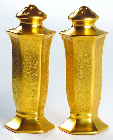 Plain Encrusted Salt & Pepper Set