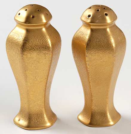 Plain Encrusted Salt & Pepper Set