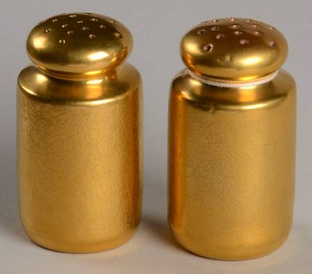 Plain Encrusted Salt & Pepper Set