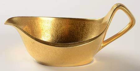 Plain Encrusted Gravy Boat